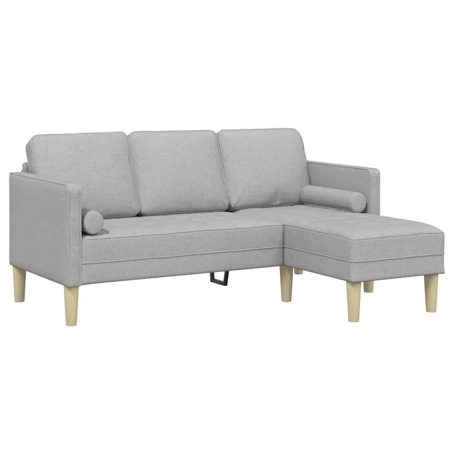 Ensemble de Canapés 2 pcs Gris nuage 173 x 131 x 67 cm - 5