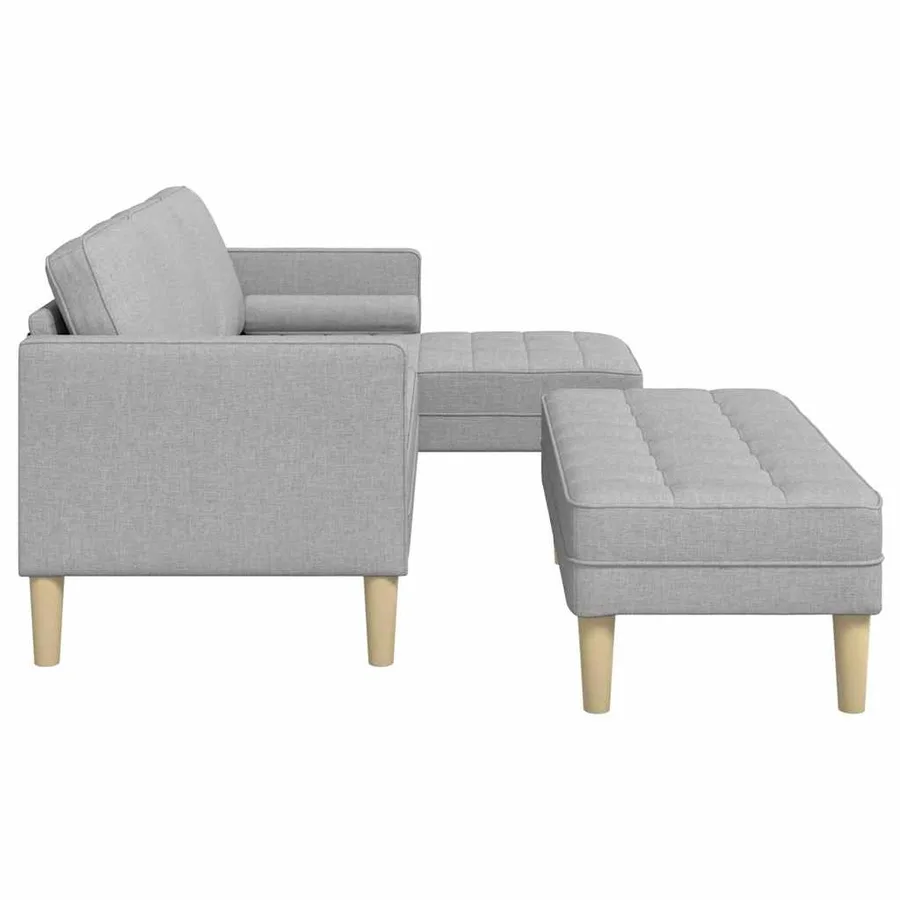 Ensemble de Canapés 2 pcs Gris nuage 173 x 131 x 67 cm - 7