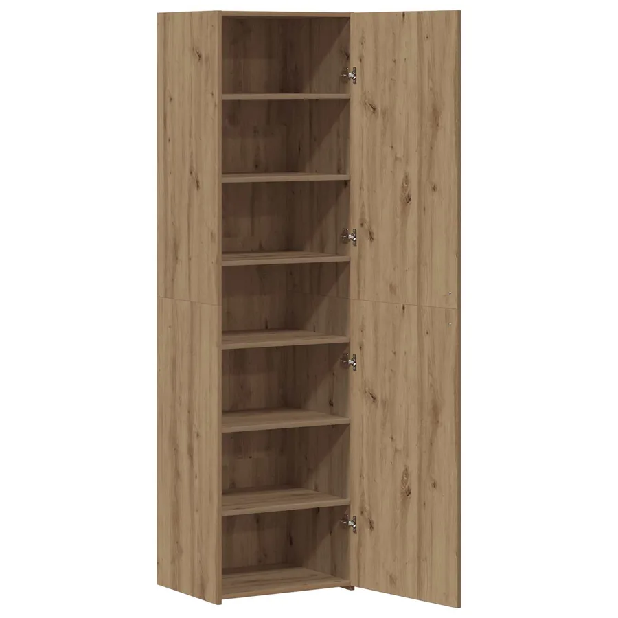 Haut Armoire Chêne artisanal 50 x 42,5 x 185 cm - 2