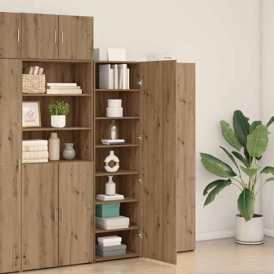 Haut Armoire Chêne artisanal 50 x 42,5 x 185 cm - 4