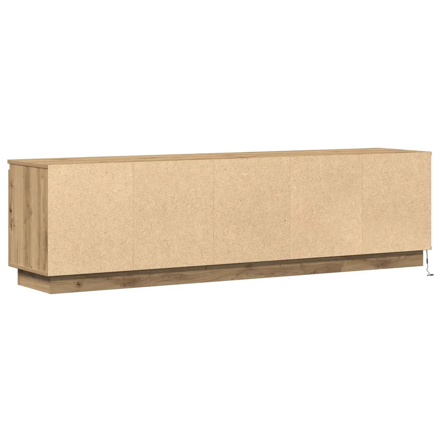 Meuble TV 180 x 38 x 49 cm Chêne artisanal Bois d'ingénierie - 9