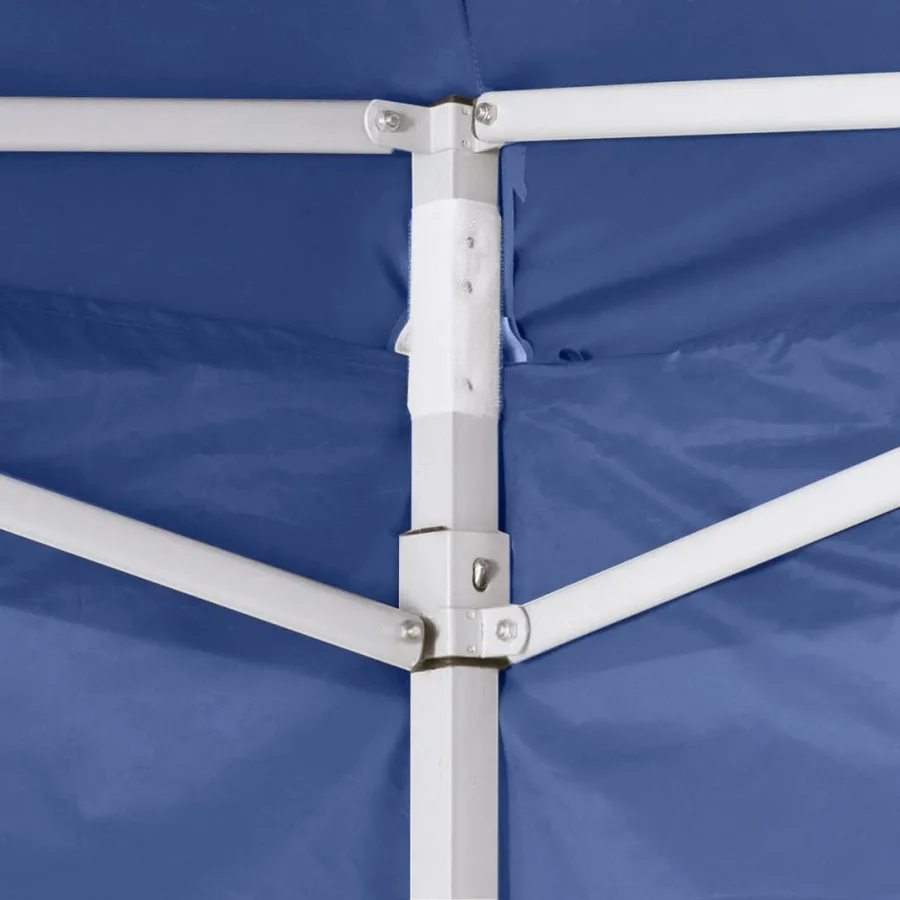Tente pliable avec 2 parois 3 x 3 m Bleu - 4