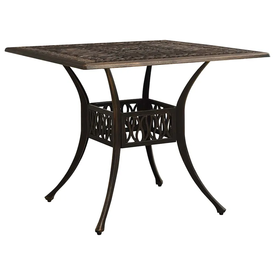 Ensemble de bistro 5 pcs Aluminium coulé Bronze - 10