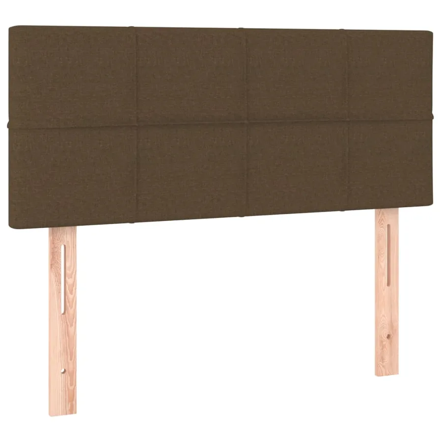 Sommier à lattes de lit avec matelas Marron foncé 90x190 cm - 6