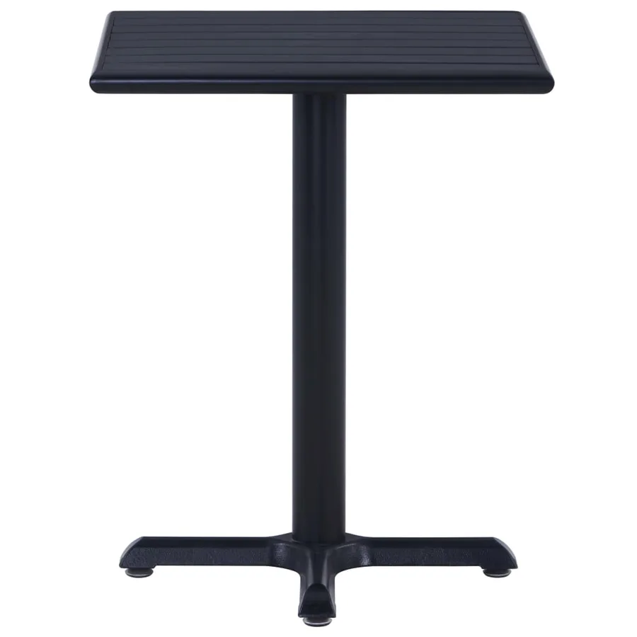 Table de jardin Noir 60x60x75 cm - 2