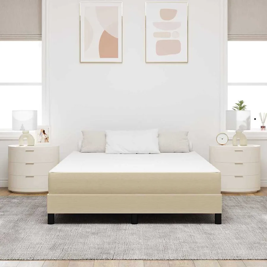 Matelas de Lit avec matelas Sauge 160 x 200 cm tissu - 3