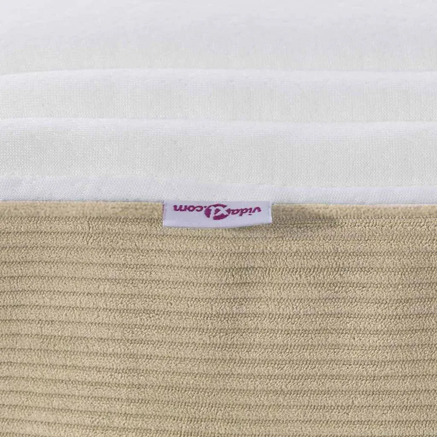Matelas de Lit avec matelas Sauge 160 x 200 cm tissu - 6