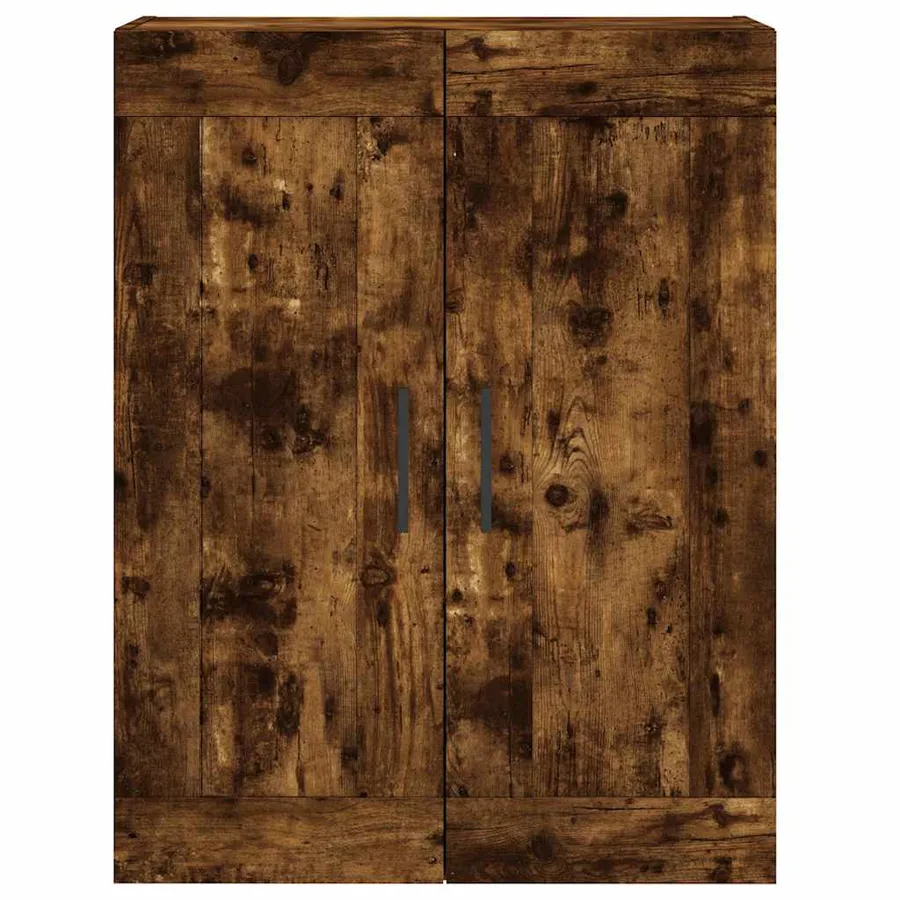 Buffet haut Chêne fumé 69,5x34x180 cm Bois d'ingénierie - 6