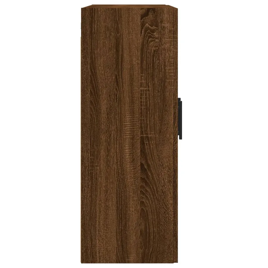 Armoires murales 2 pcs chêne marron bois d'ingénierie - 7