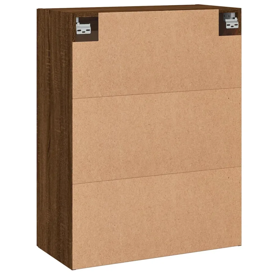Armoires murales 2 pcs chêne marron bois d'ingénierie - 8