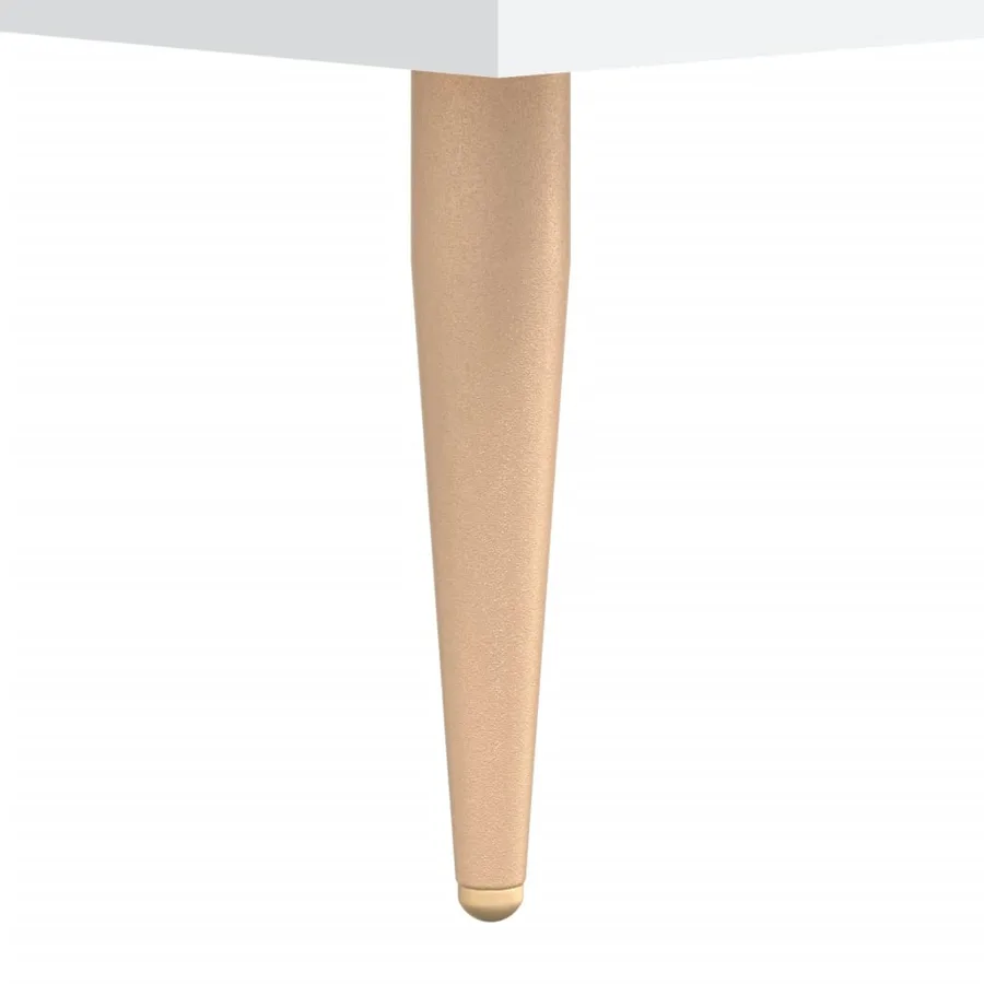 Buffet haut Blanc 69,5x34x180 cm Bois d'ingénierie - 11