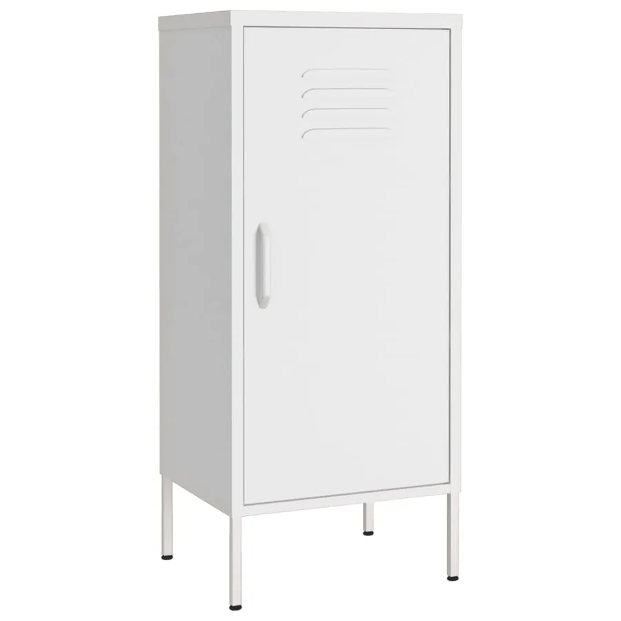 Armoire de rangement Blanc 42,5x35x101,5 cm Acier - 2