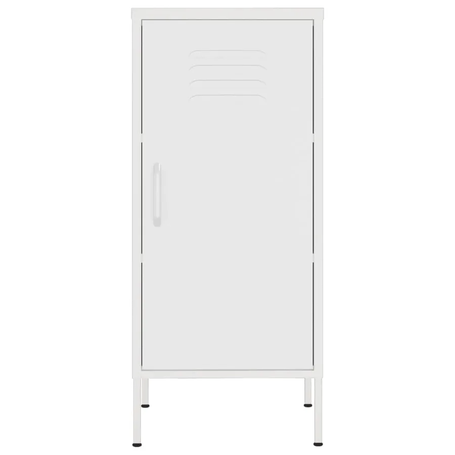 Armoire de rangement Blanc 42,5x35x101,5 cm Acier - 3