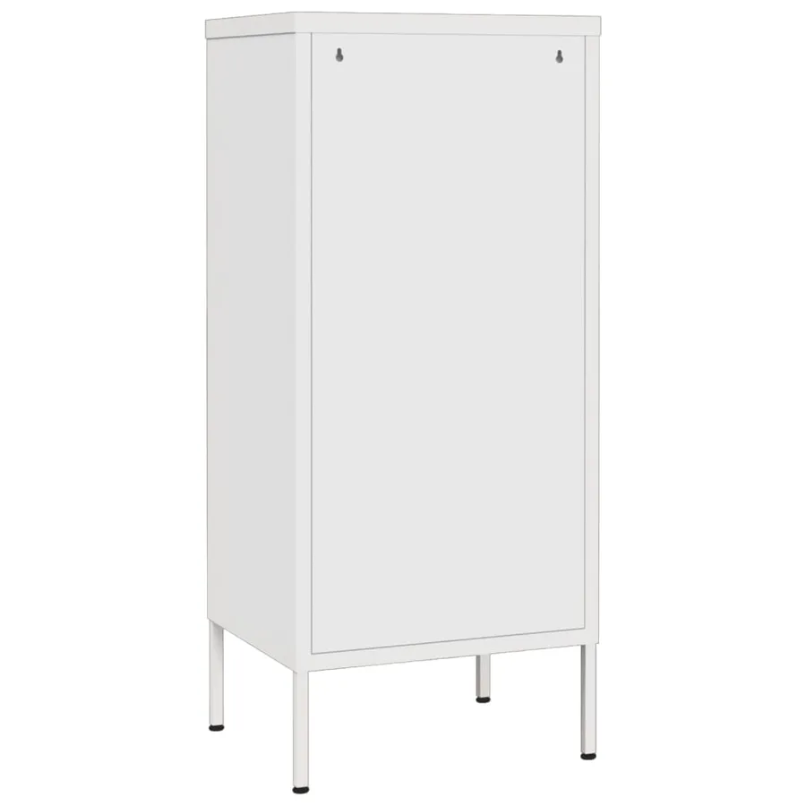 Armoire de rangement Blanc 42,5x35x101,5 cm Acier - 5