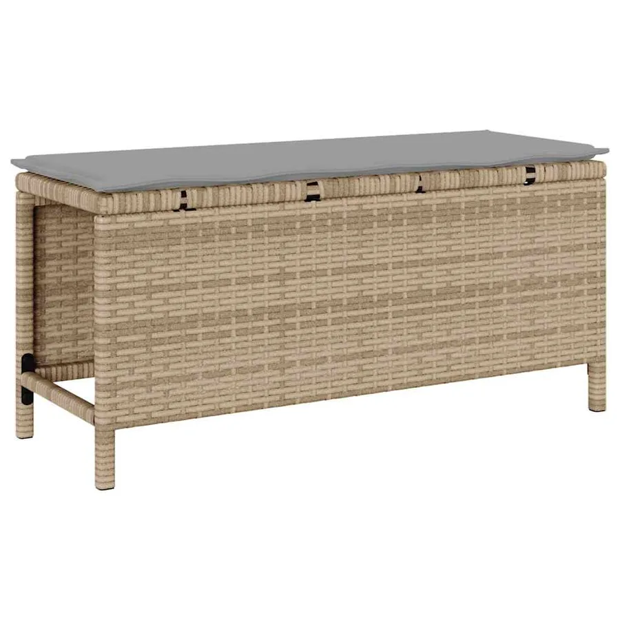 Ensemble de salle à manger pour jardin Beige polyrotin - 5