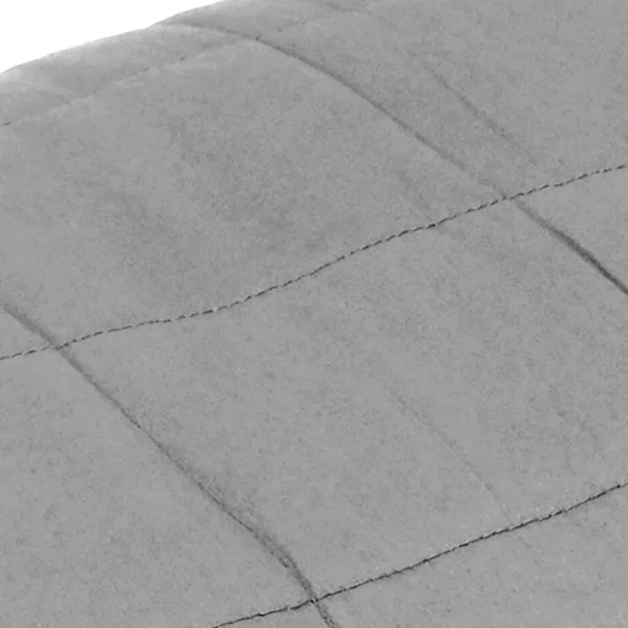 Couverture lestée Gris 152x203 cm 7 kg Tissu - 4