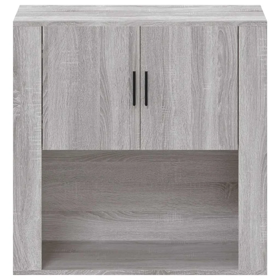 Armoire murale Sonoma gris 80x33x80 cm Bois d'ingénierie - 3