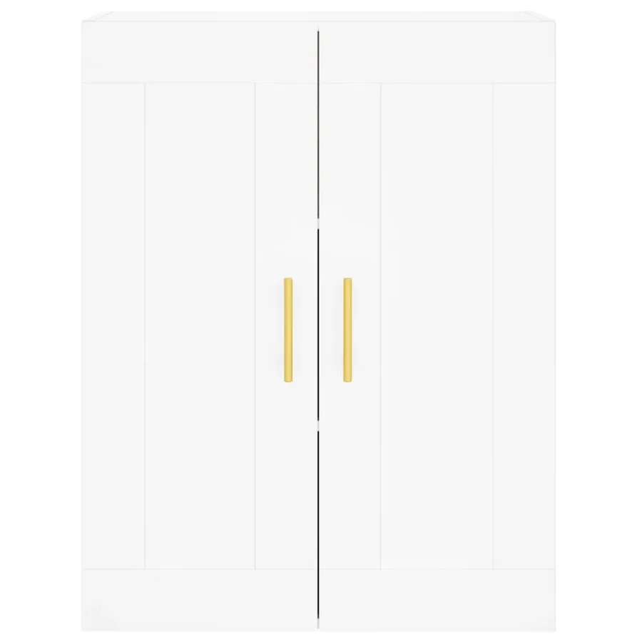 Armoire murale blanc 69,5x34x90 cm bois d'ingénierie - 7