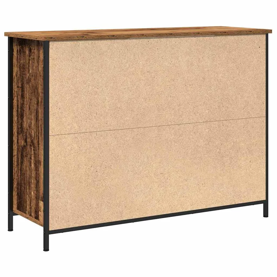 Buffet Bois ancien 100 x 35 x 75 cm - 5