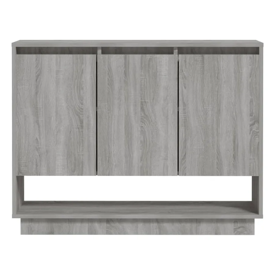 Buffet Sonoma gris 97x31x75 cm Bois d'ingénierie - 5