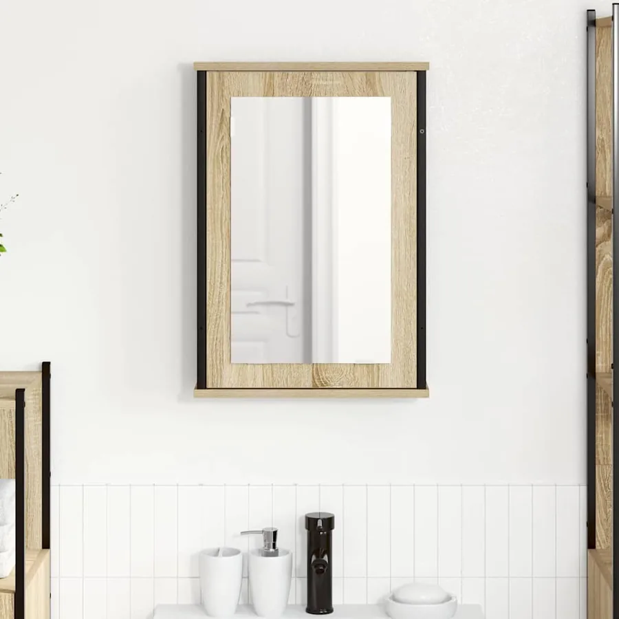 Armoire Miroir Chêne Sonoma 42 x 12 x 60 cm Bois d'ingénierie
