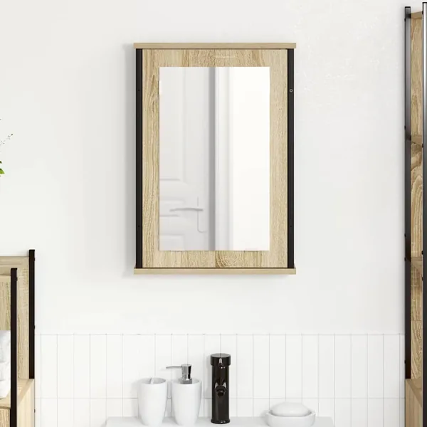 Armoire Miroir Chêne Sonoma 42 x 12 x 60 cm Bois d'ingénierie