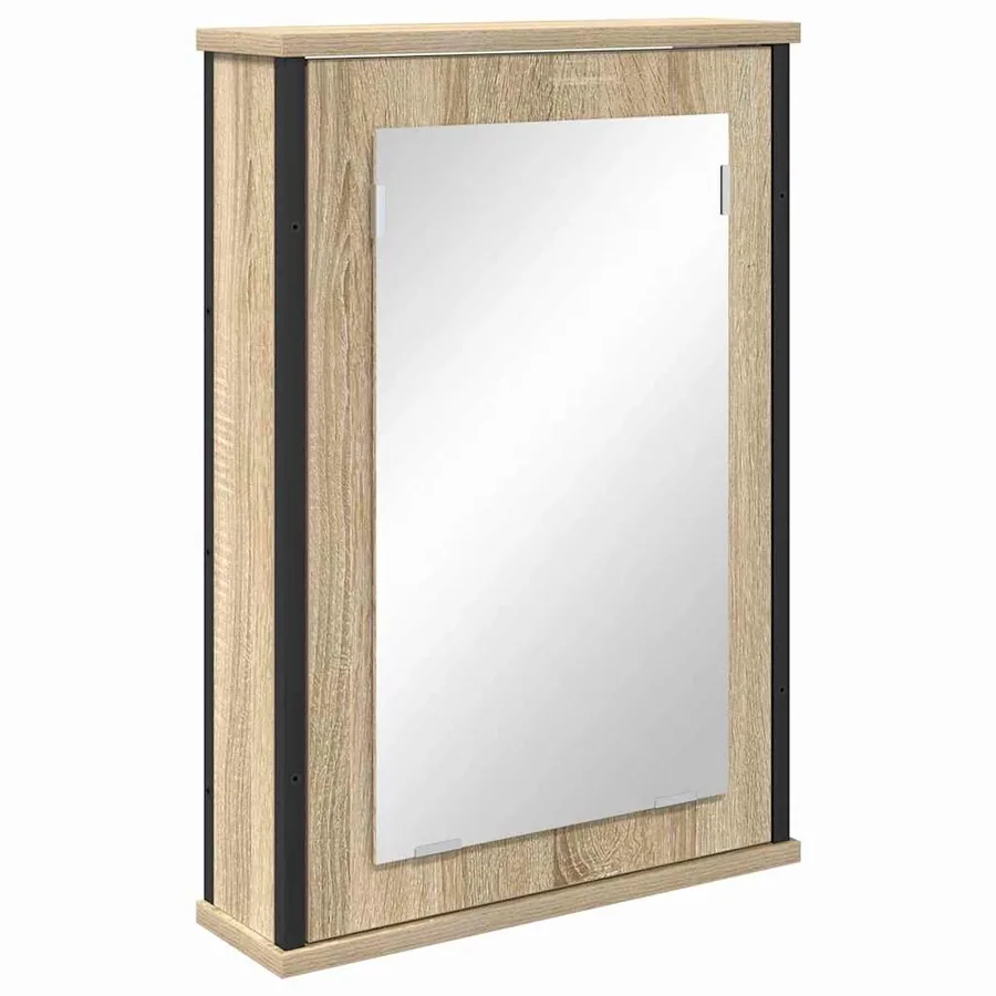 Ensemble de mobilier de salle de bain avec étagère 2 pcs Marron - 5