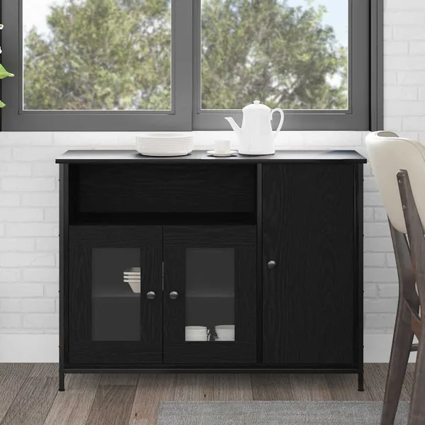Buffet Chêne noir 100 x 35 x 75 cm