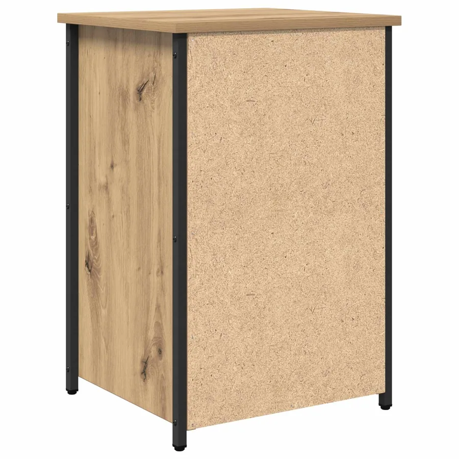 Cabinet de chevet 2 pc Marron 40 x 36 x 60 cm - 9