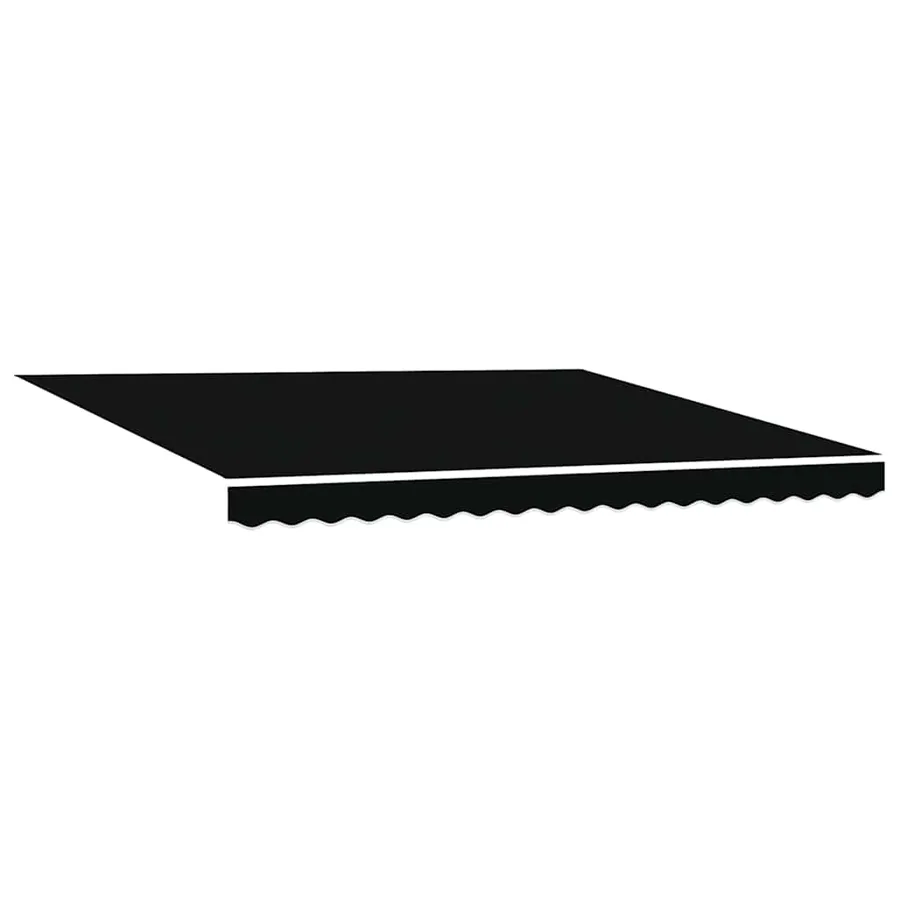 Auvent rétractable Noir 400 × 300 cm - 4