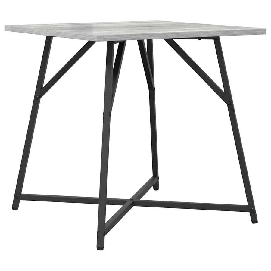 Ensemble de tables d'appoint 2 pcs Gris Sonoma et noir - 5