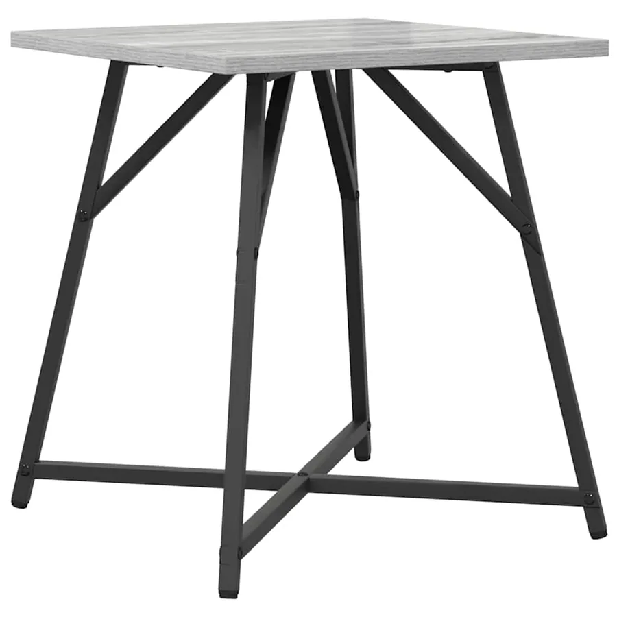 Ensemble de tables d'appoint 2 pcs Gris Sonoma et noir - 6