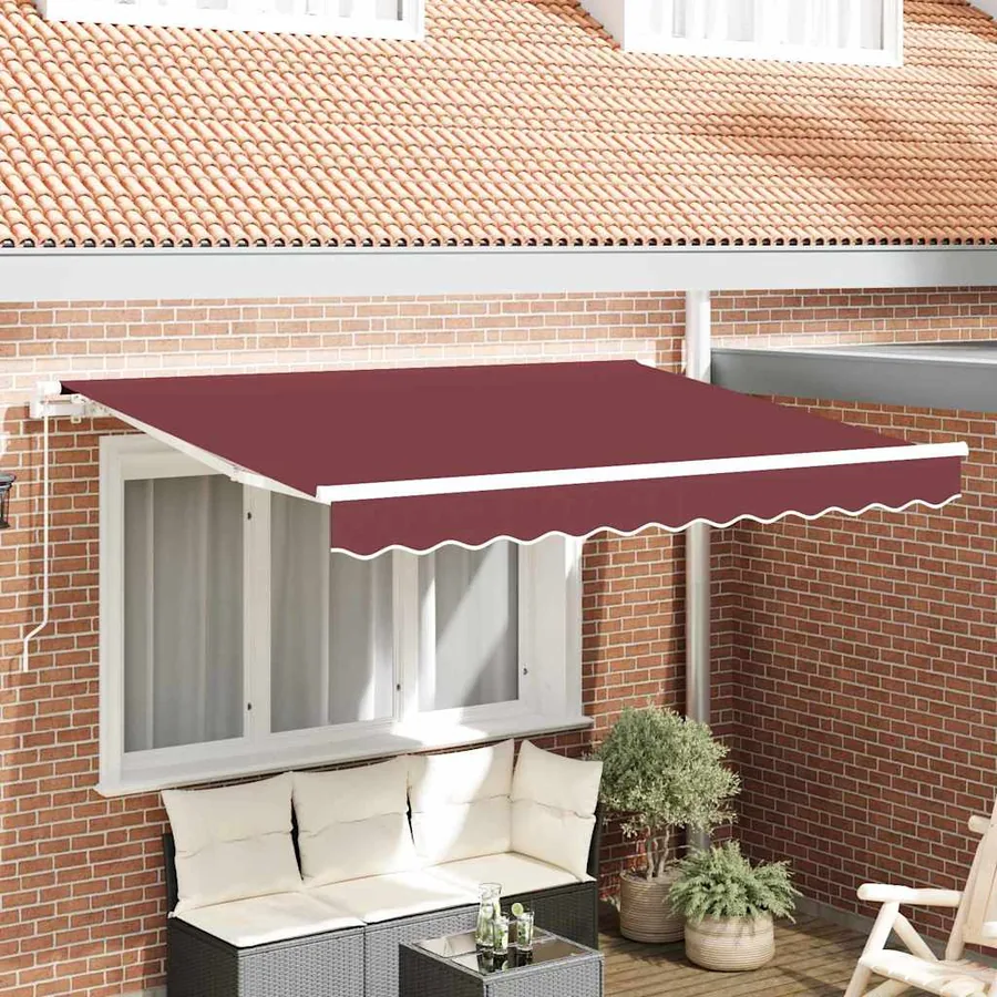 Toile de rechange pour auvent Rouge bordeaux 3 x 2 m Polyester