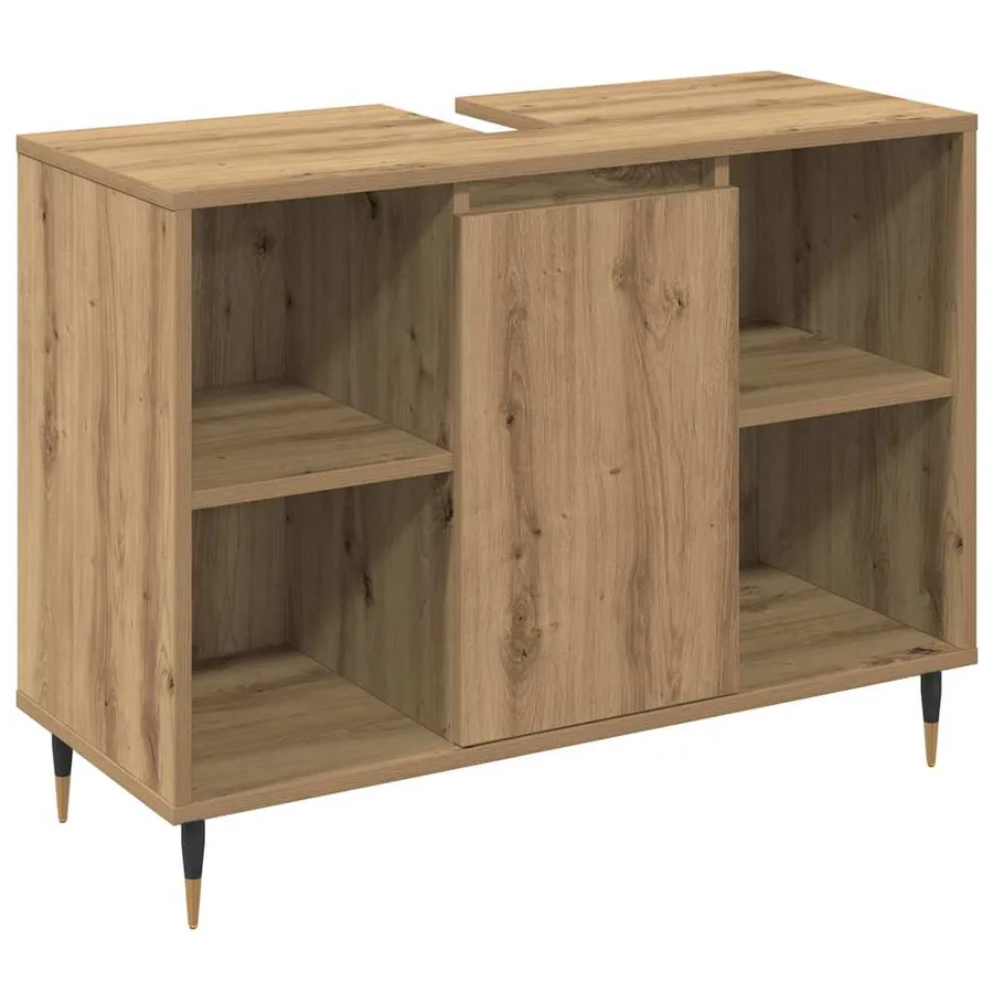 Ensemble de mobilier de salle de bain 3 pc Chêne artisanal - 4