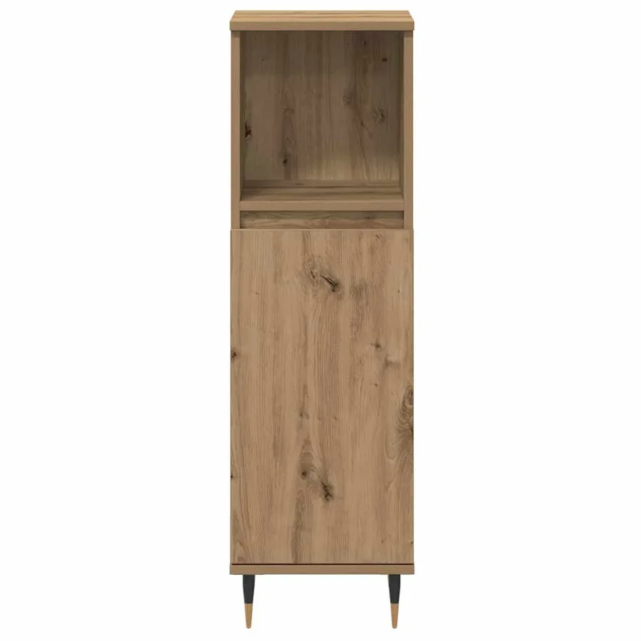 Ensemble de mobilier de salle de bain 3 pc Chêne artisanal - 6