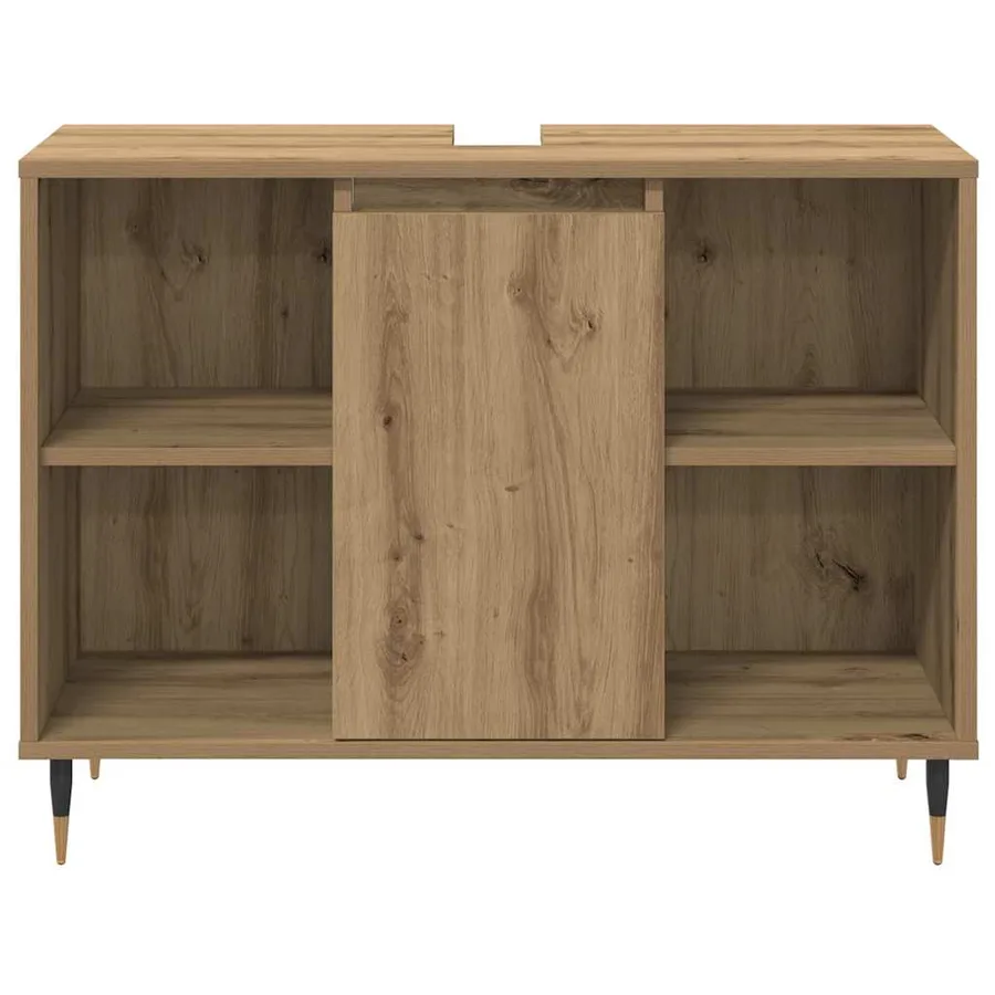 Ensemble de mobilier de salle de bain 3 pc Chêne artisanal - 7