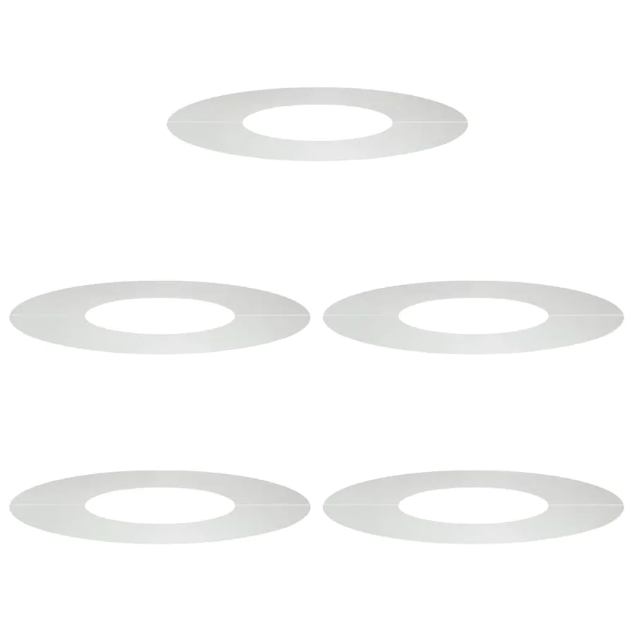 adapté pour anneaux d'arbre plats 5 pc Argent Ø30/60 cm - 2