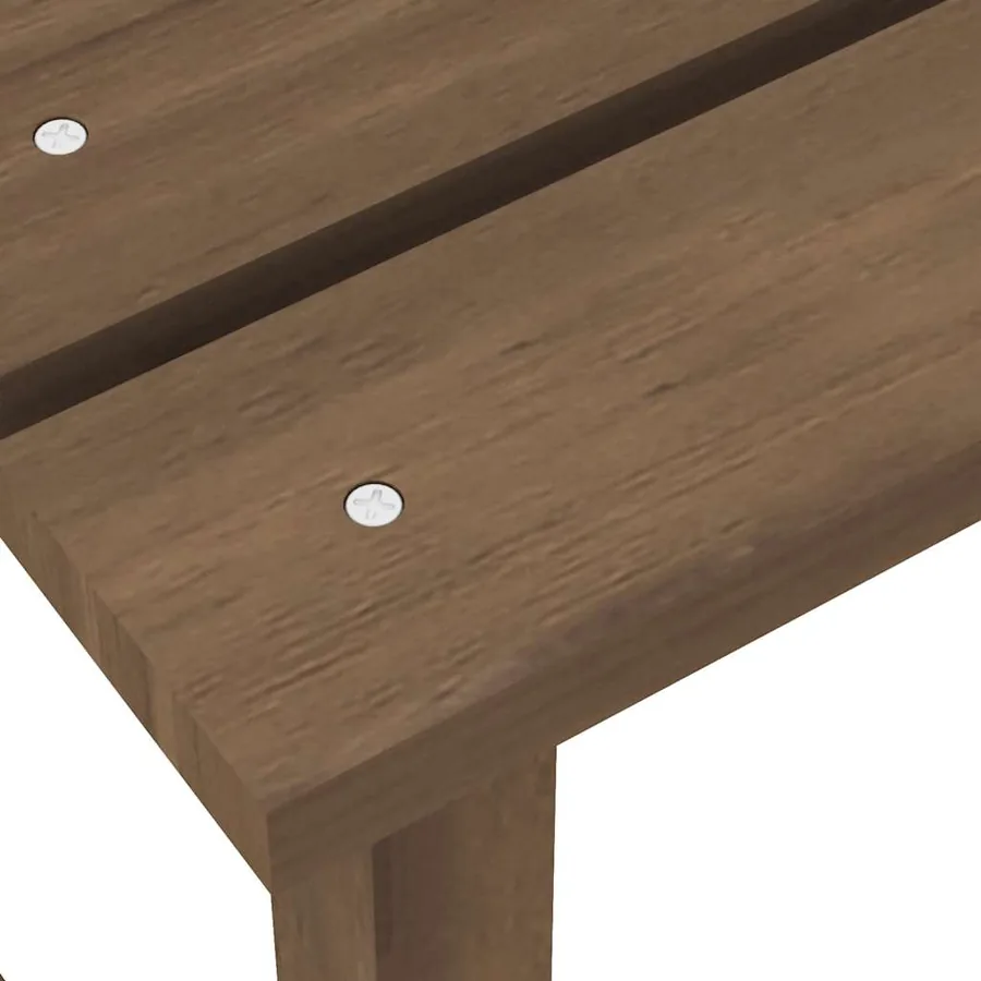 Chaise de jardin Adirondack avec table Bois de sapin Marron - 10