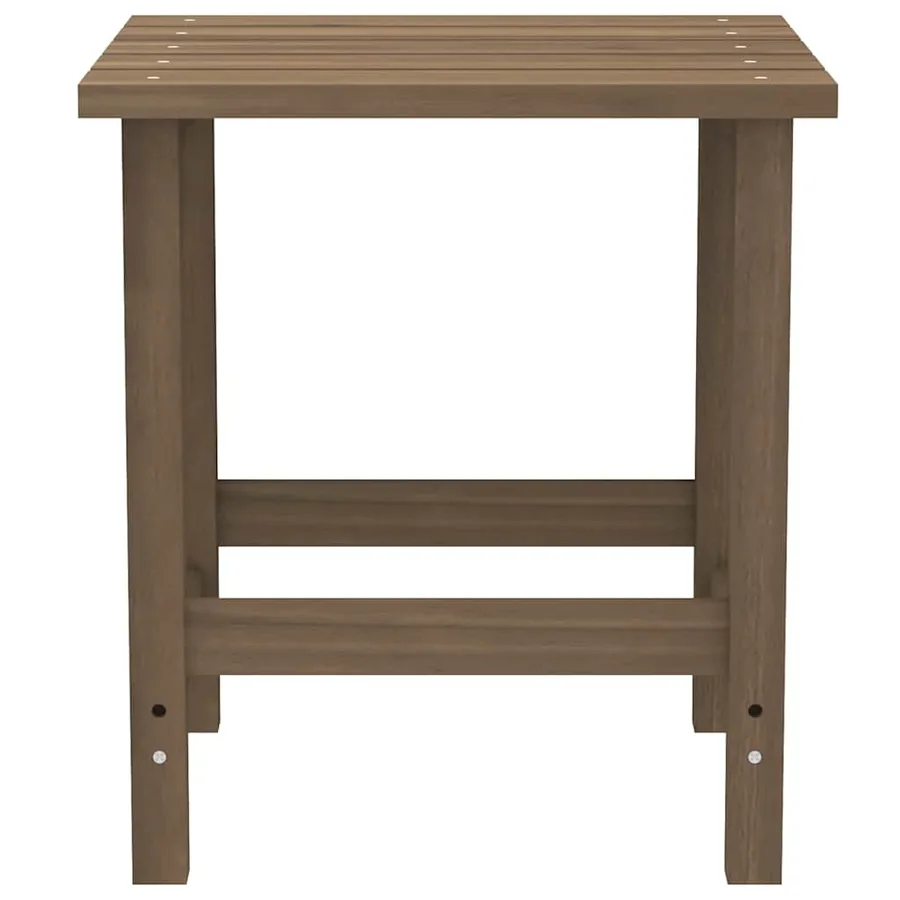 Chaise de jardin Adirondack avec table Bois de sapin Marron - 4
