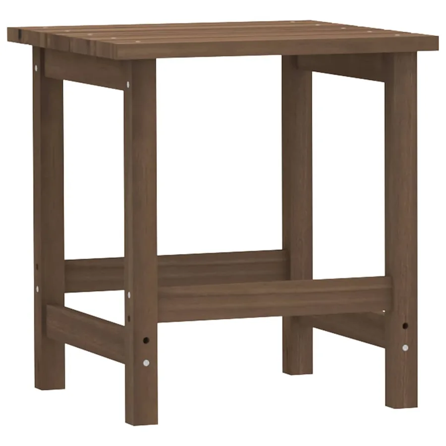 Chaise de jardin Adirondack avec table Bois de sapin Marron - 8