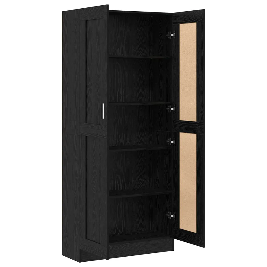 Bibliothèque Chêne noir 82,5 x 30,5 x 185 cm Bois d'ingénierie - 5