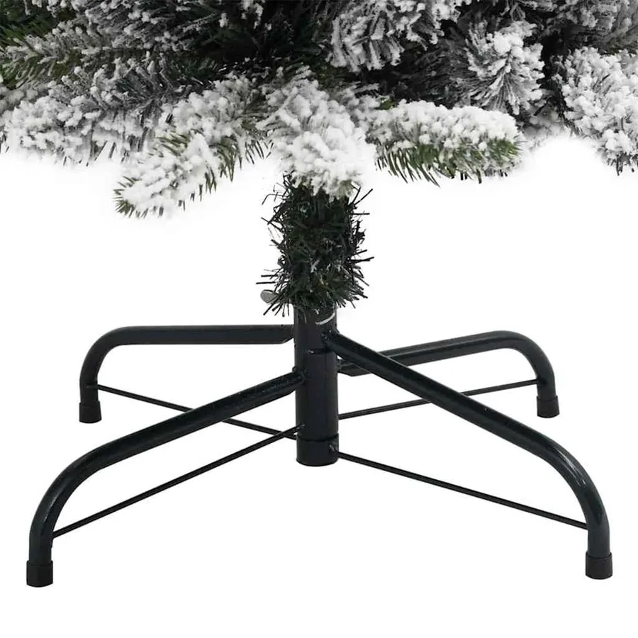 Sapin de Noël artificiel Blanc 150 cm PVC, métal et plastique - 15