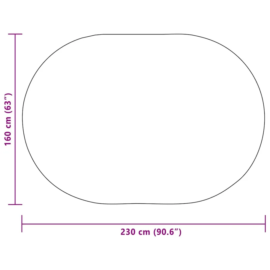Tapis ZIZUR Marron 230 x 160 cm Polypropylène - 8