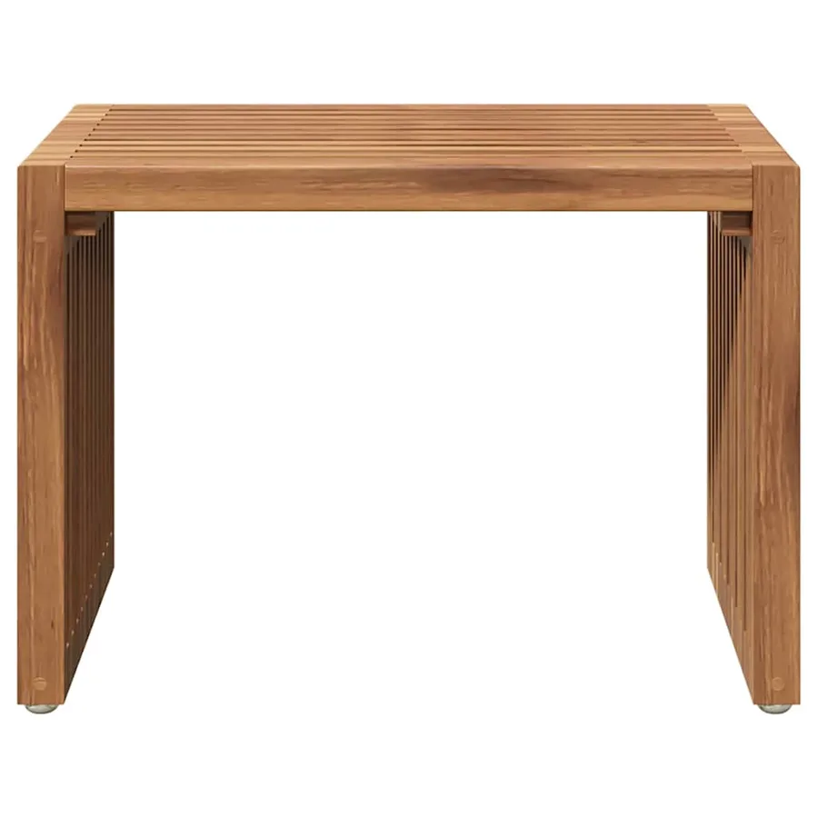 Table d'appoint de jardin Marron 50 x 32,5 x 35 cm - 5