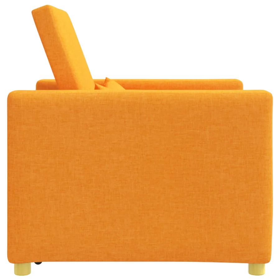 Canapé-lit escamotable simple Jaune foncé 90 x 165 x 87 cm - 6