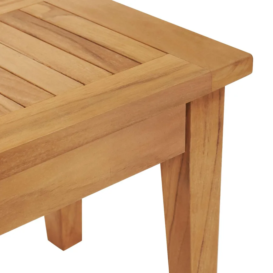 Ensemble banc et table de jardin 2 pcs Gris et marron - 13