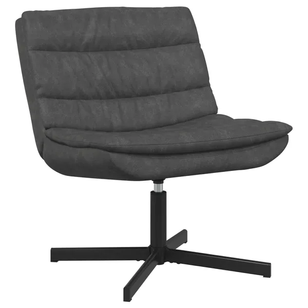 Chaise pivotante Noir 63 x 75 x 76 cm PU antique