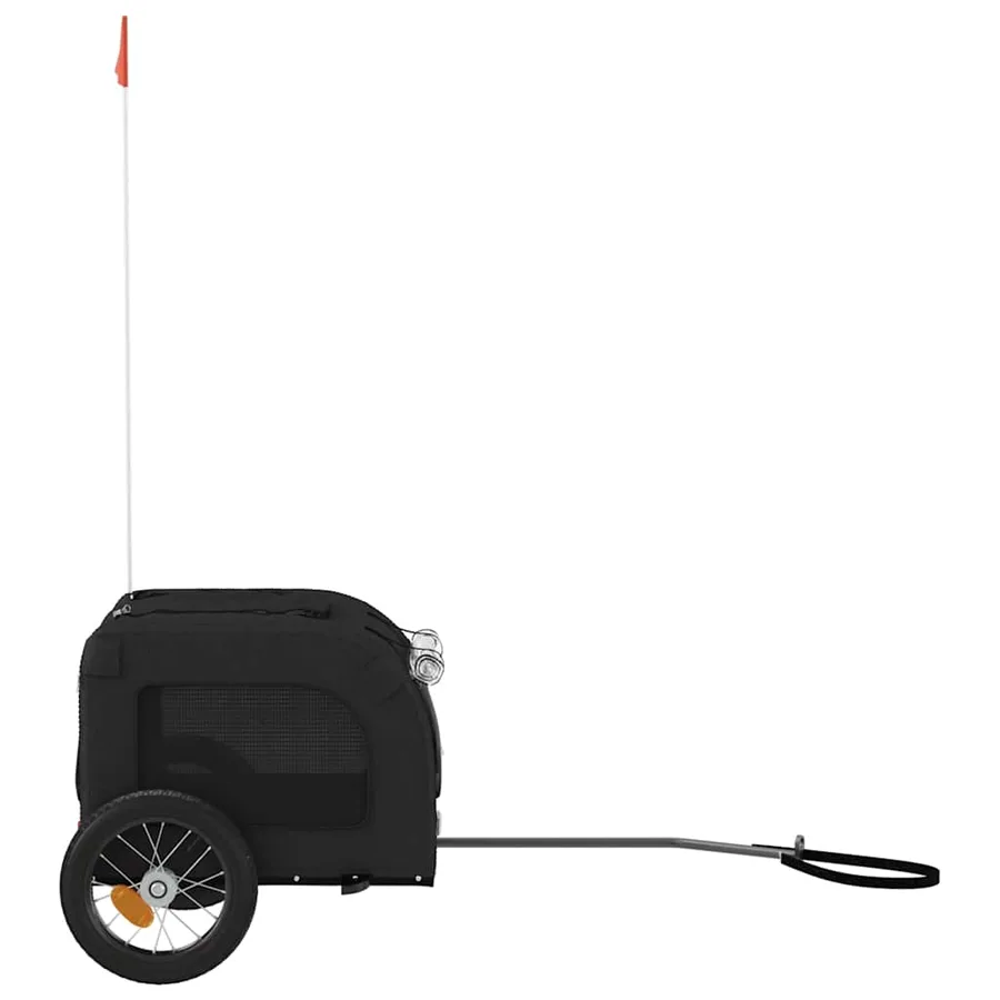 Remorque de vélo pour animaux de compagnie noir - 6