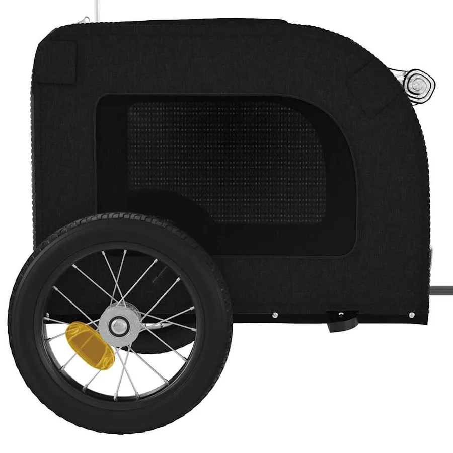 Remorque de vélo pour animaux de compagnie noir - 7