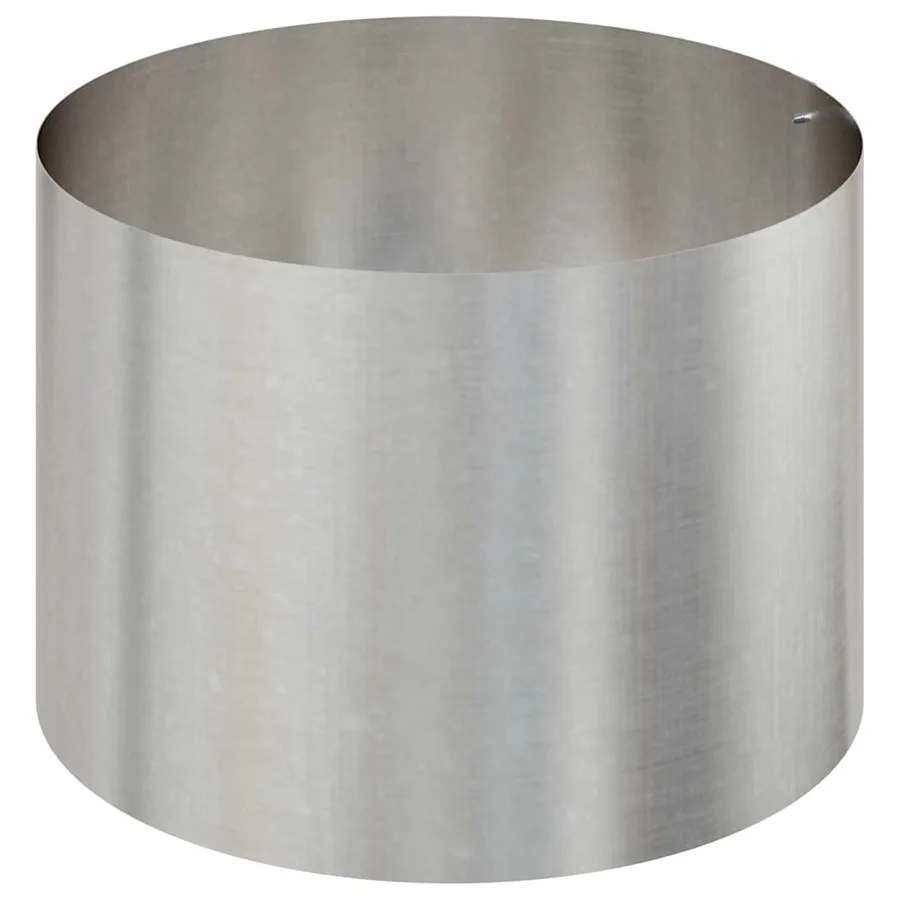 Cache-pot de jardin Argent 90 x 90 x 20 cm Acier inoxydable - 7